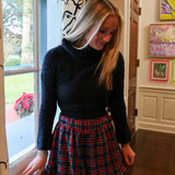 Plaid Bubble Skirt