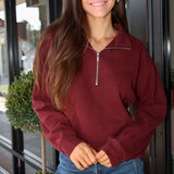 Polly Half Zip Top