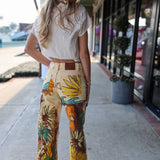 Printed Staight Leg