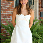 Rachelle White Strapless Dress Amanda Uprichard 
