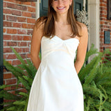 Rachelle White Strapless Dress Amanda Uprichard 