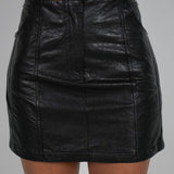 Vienna Leather Skirt