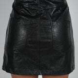 Vienna Leather Skirt