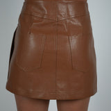 Vienna Leather Skirt