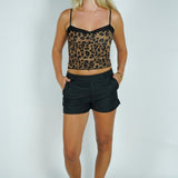 Megan Leopard Top