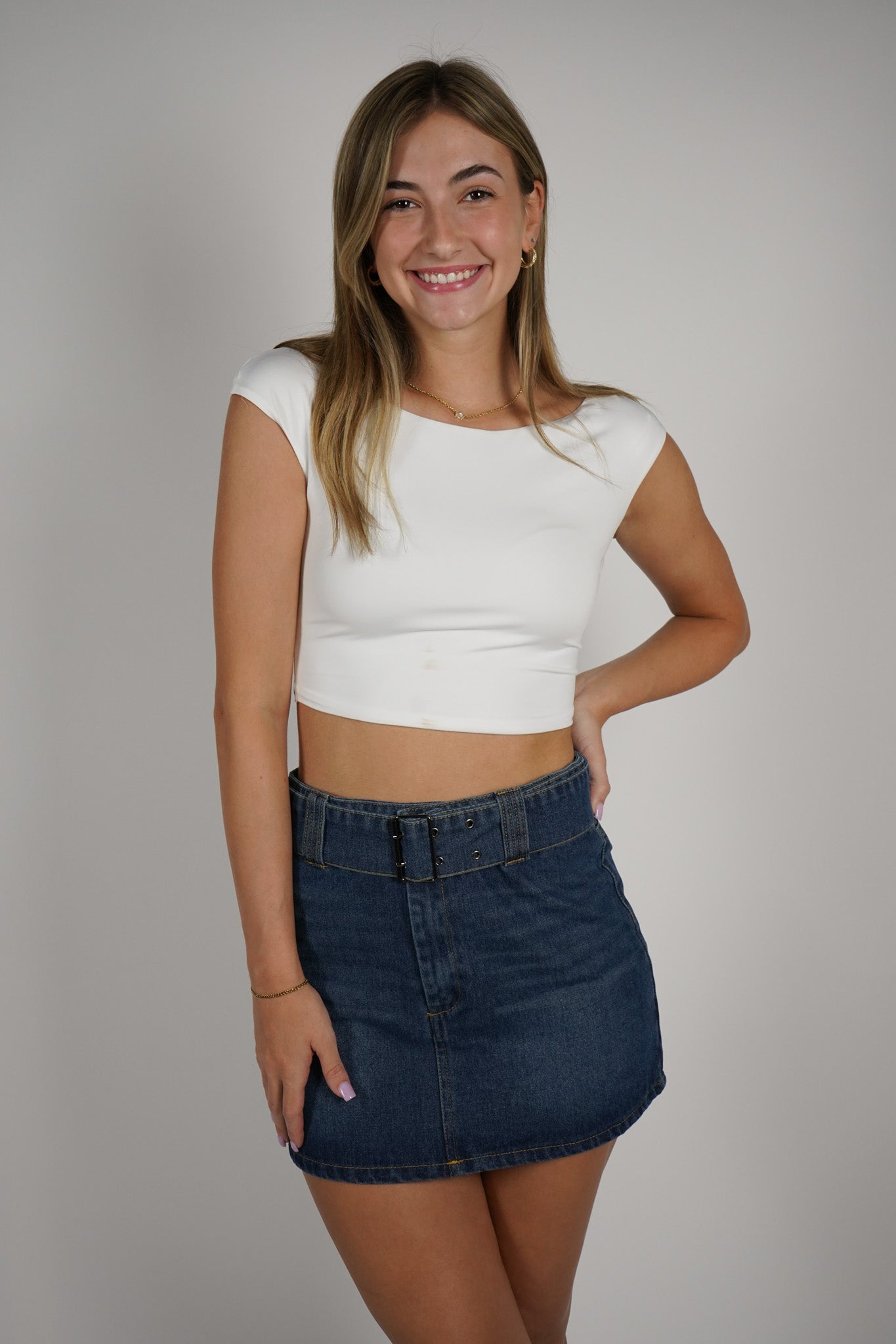 Gabby Denim Skirt