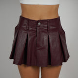 Kenzie Leather Skirt