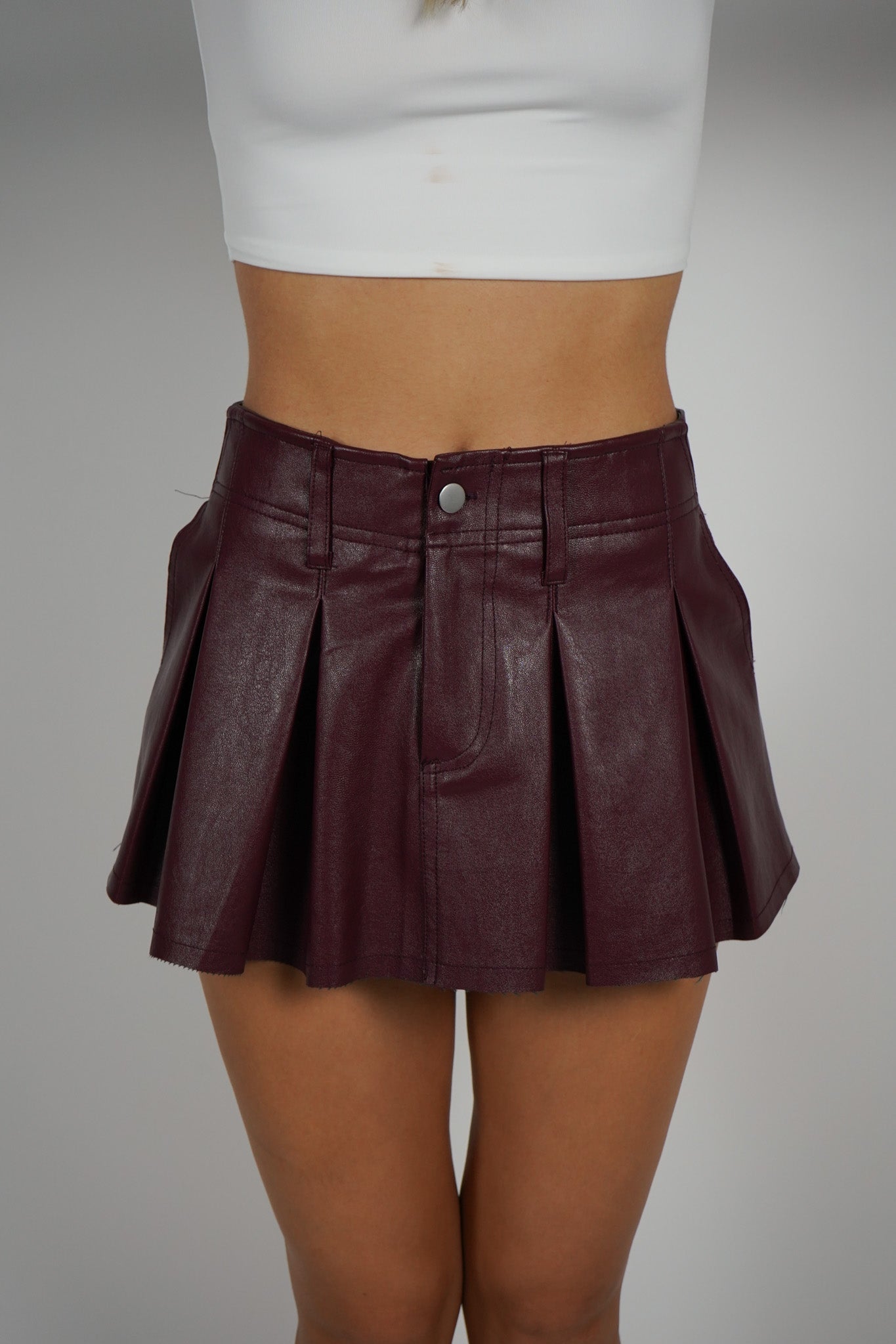 Kenzie Leather Skirt