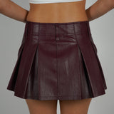 Kenzie Leather Skirt