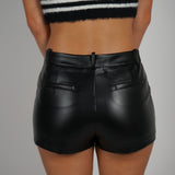 Georgia Leather Shorts