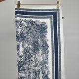 Toile Scarf - Navy