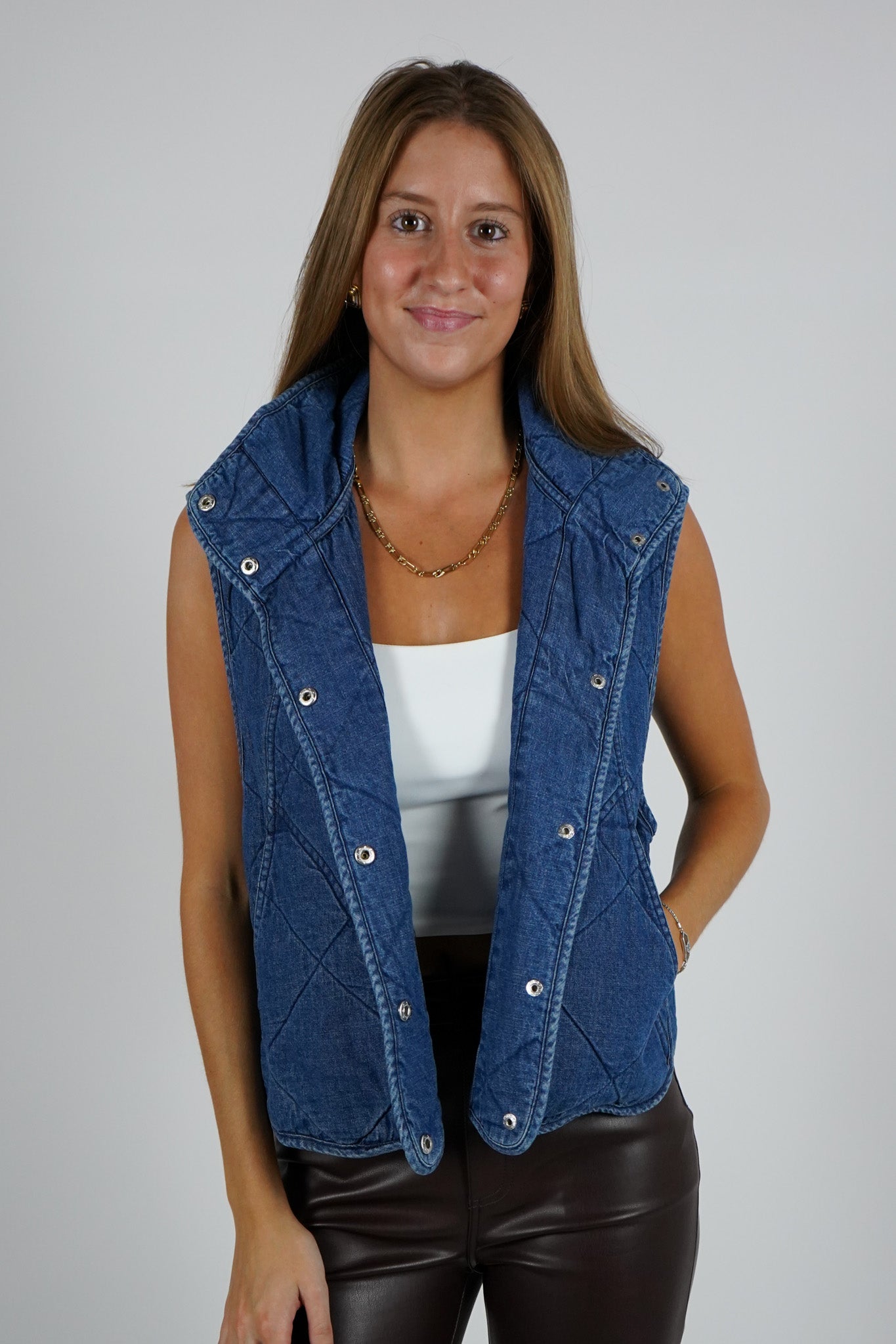 Jennifer Denim Vest