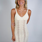 Crochet Cover Up Natural