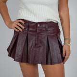 Kenzie Leather Skirt