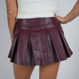 Kenzie Leather Skirt