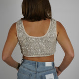 Hannah Sequin Top