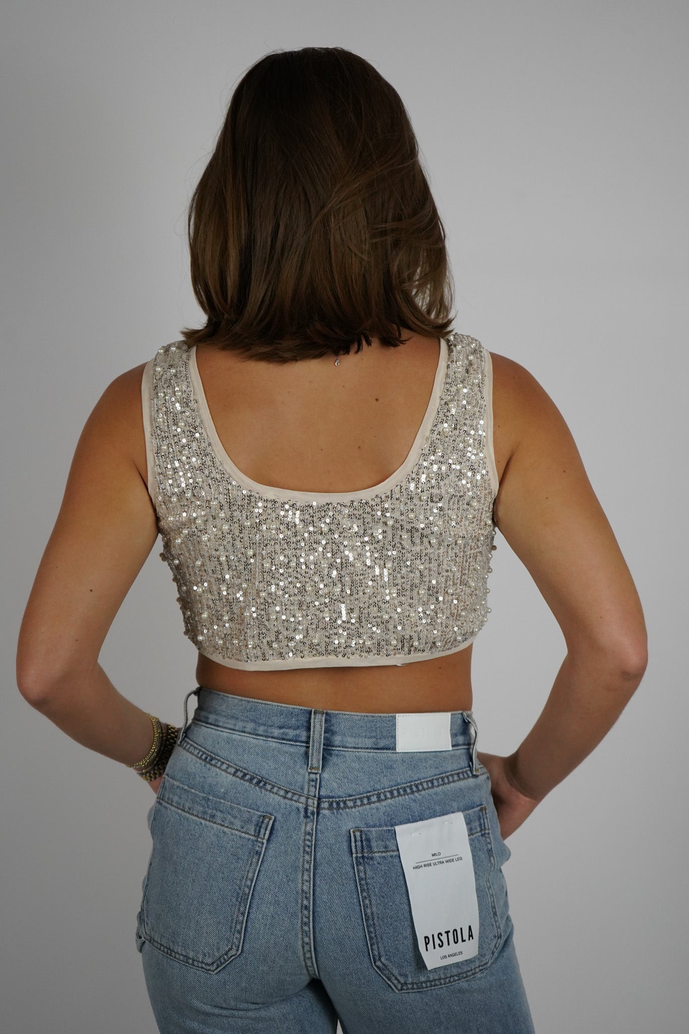 Hannah Sequin Top