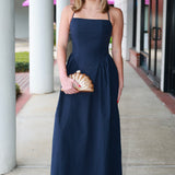 Navy Midi Dress 