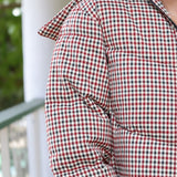 Sally Gingham Puffer