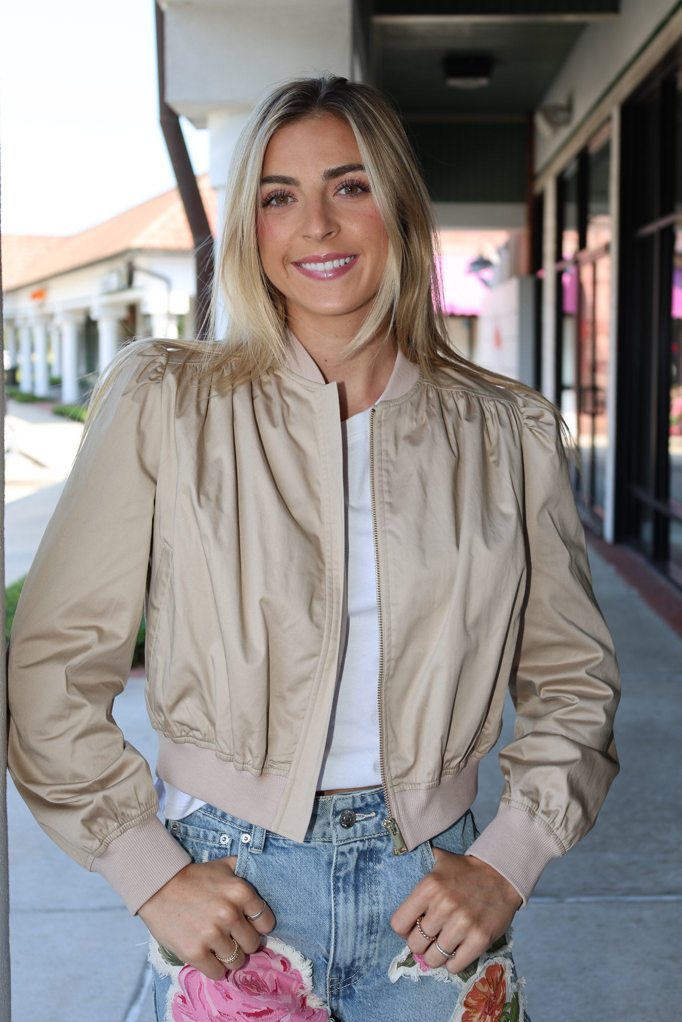 Sariah Sateen Bomber
