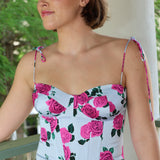 Satin Bustier Top