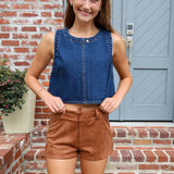 Sia Denim Top
