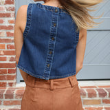Sia Denim Top