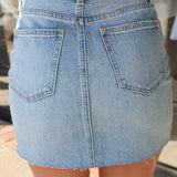 Sky Mini Skirt