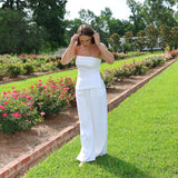 Catelyn Linen Pants Set