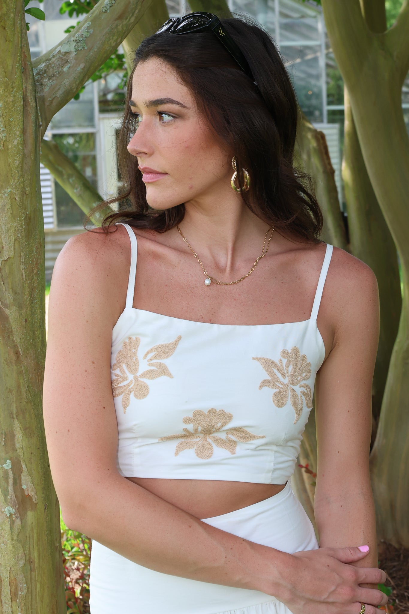 Oliver Embroidered Top