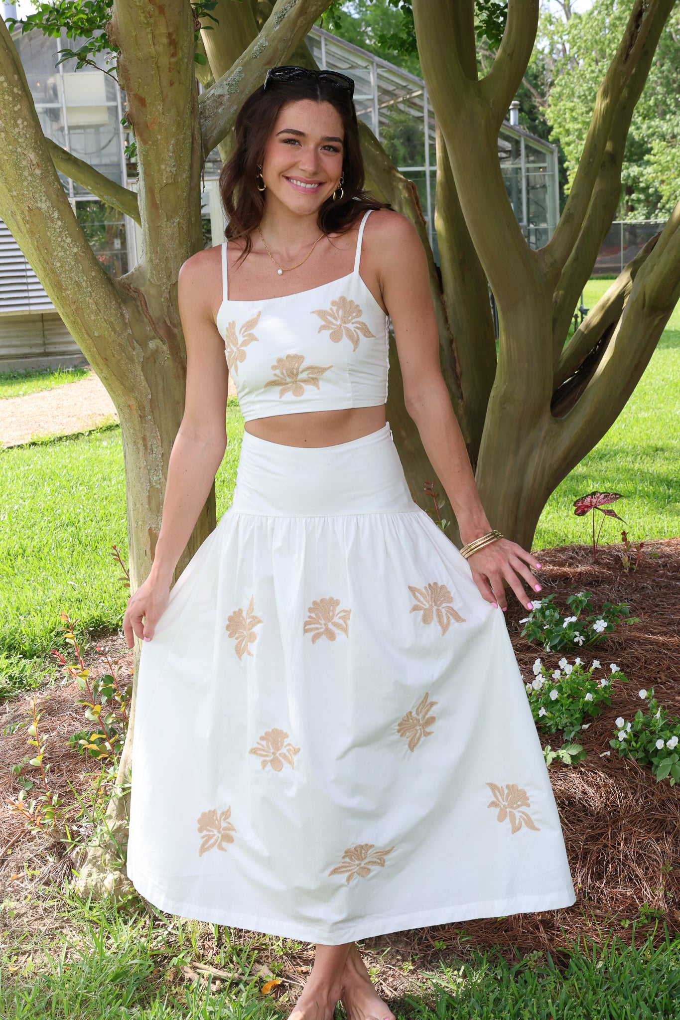 Oliver Embroidered Top