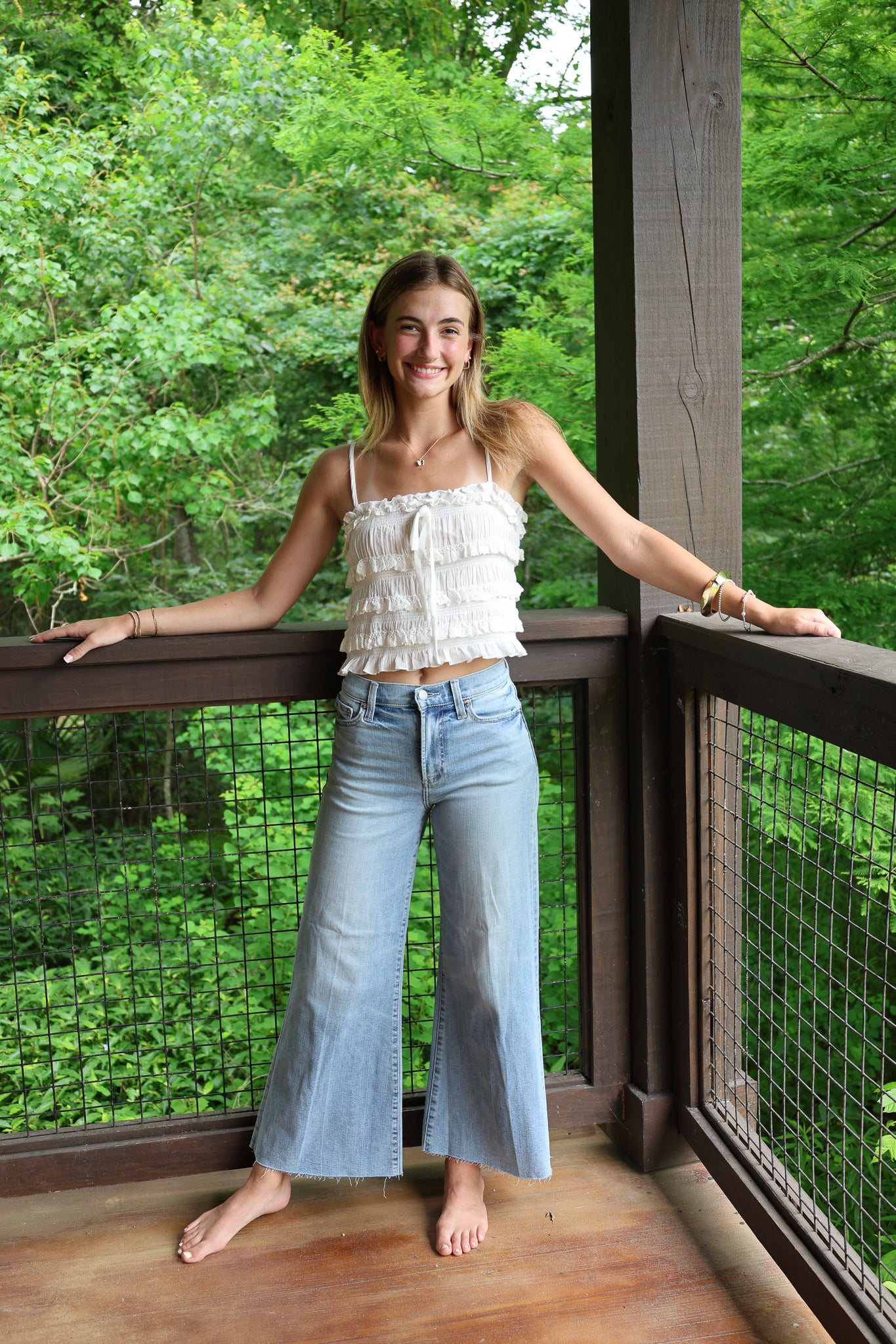 Claire Eyelet Top