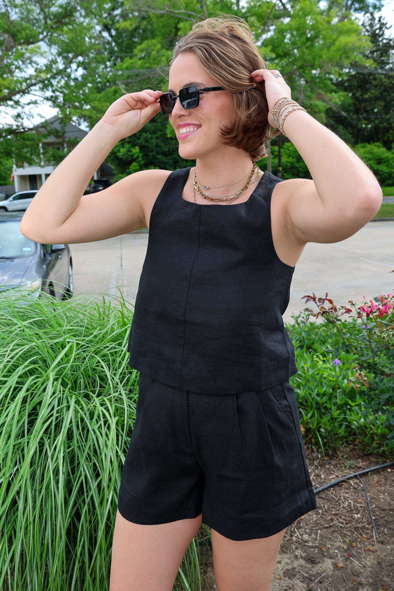 Thilda Linen Top