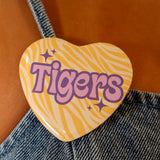 Game Day Button - Tigers Heart