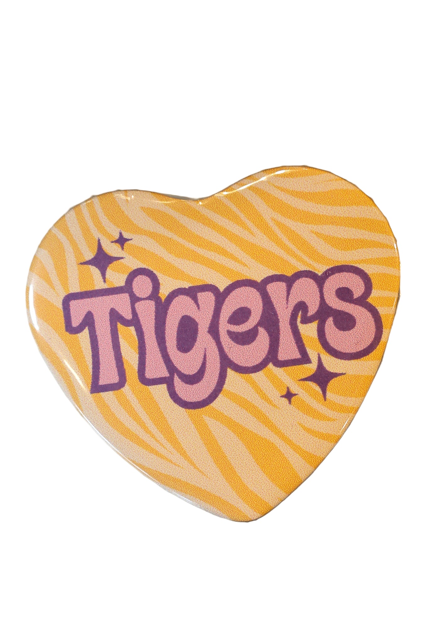 Game Day Button - Tigers Heart