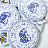 Tiger Social Club Button