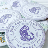 Tiger Social Club Button