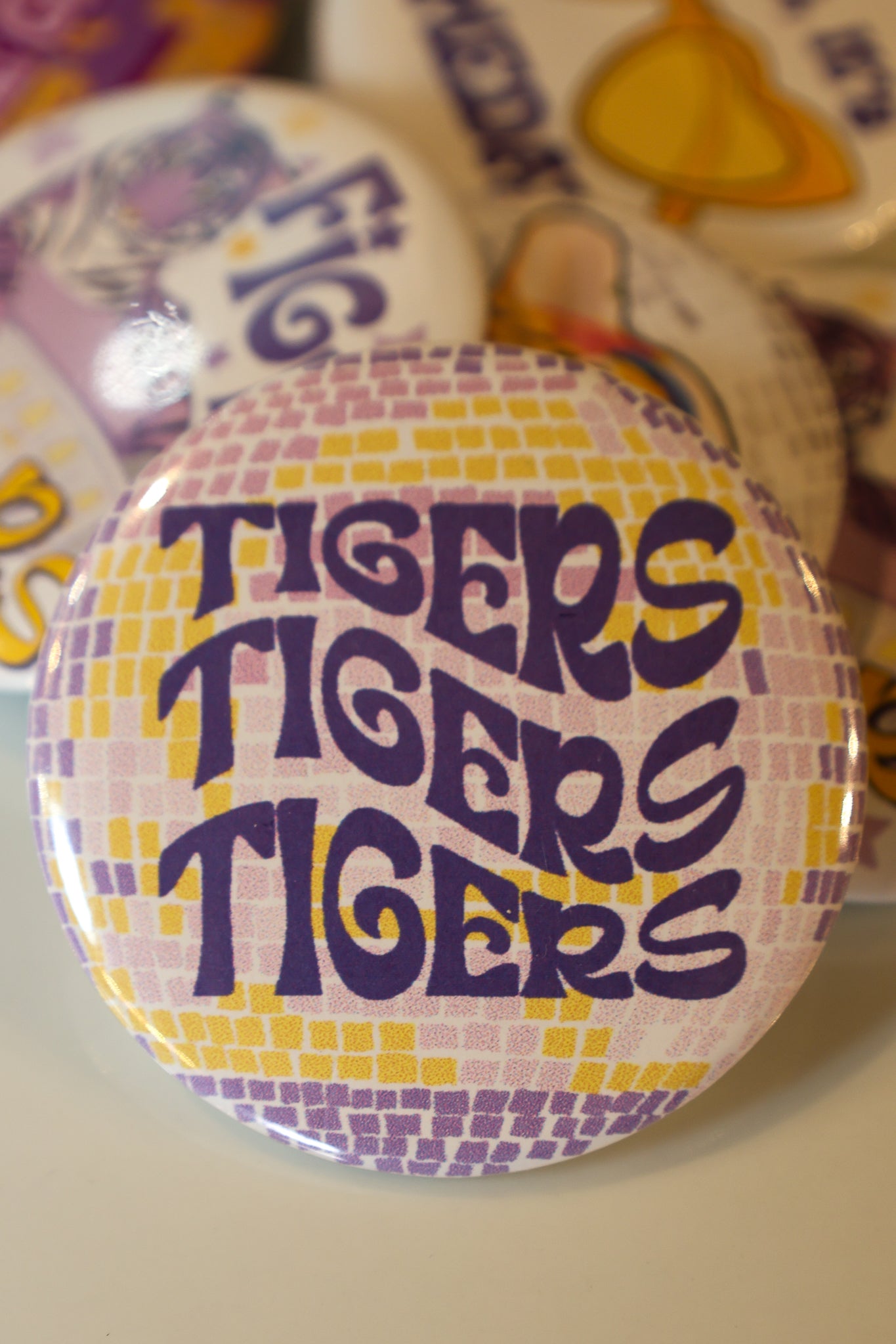 Game Day Button - TIGERS TIGERS