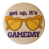 Game Day Button - Heart Sunnies