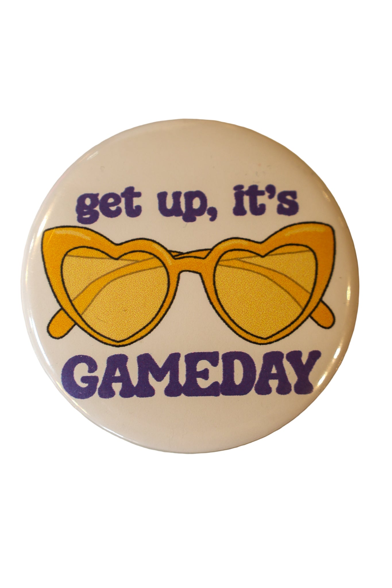 Game Day Button - Heart Sunnies