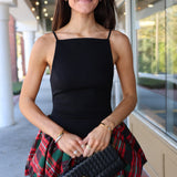 Tinsel Kiss Plaid Mini