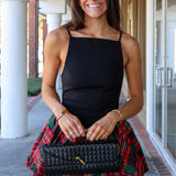 Tinsel Kiss Plaid Mini