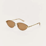 Z Supply Onyx Sunglasses Gold-Sand framed sunglasses at Rodeo Boutique