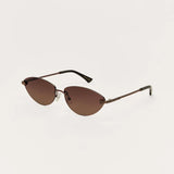 Z Supply Onyx Sunglasses Chocolate -Gradient cat eyed sunglasses at Rodeo Boutique
