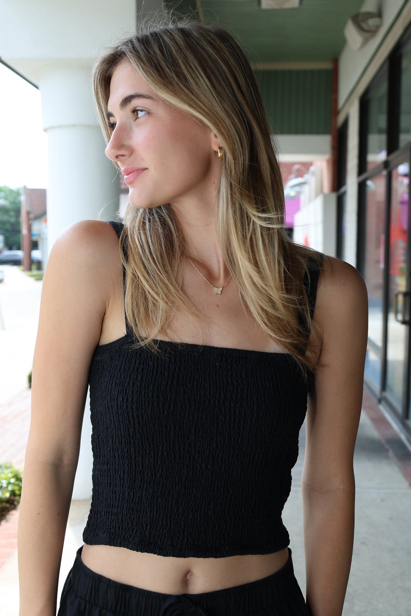 Amelie Linen Top