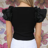 Ace Ruffle Top